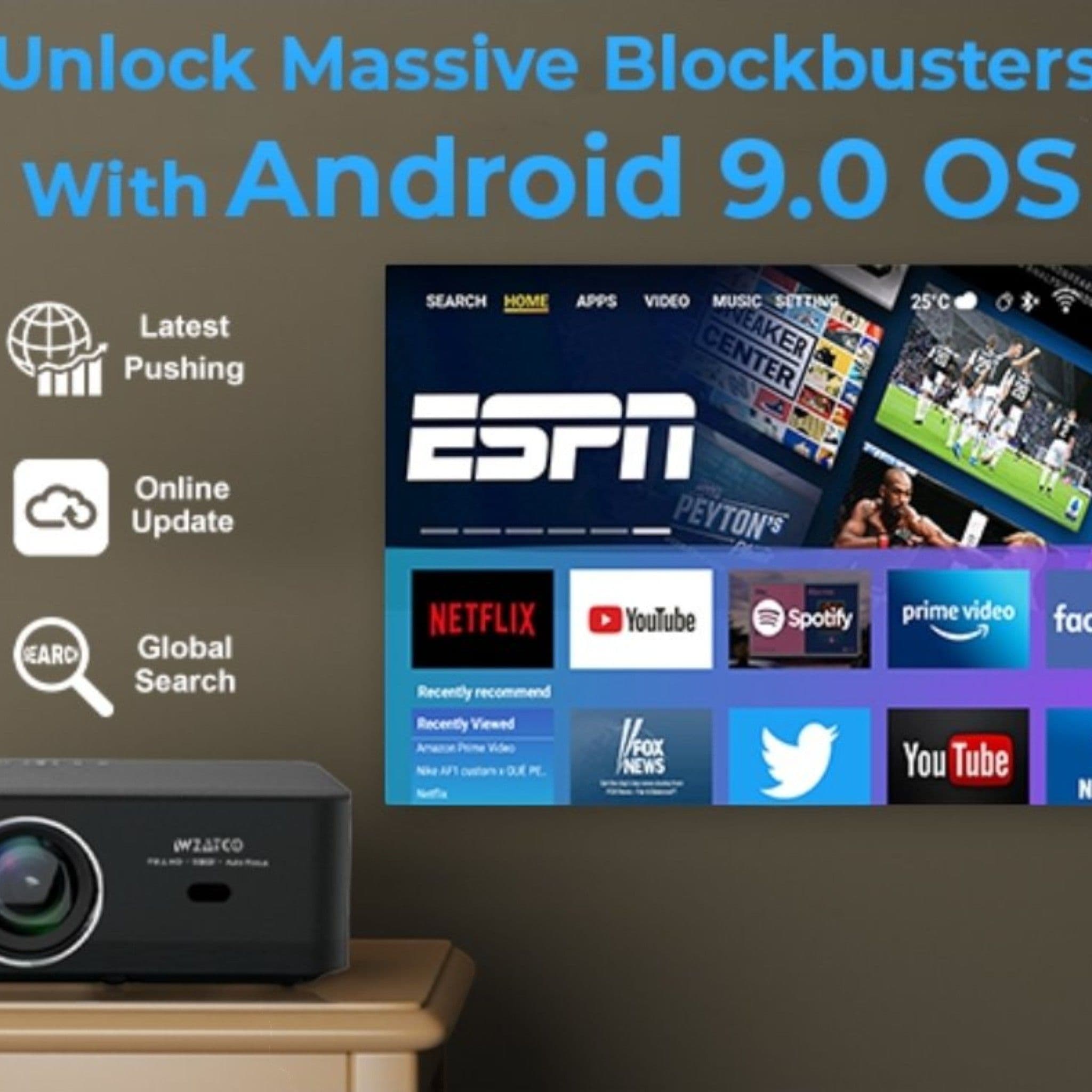 LED Projector 8200 Lumens - thumbnail 6